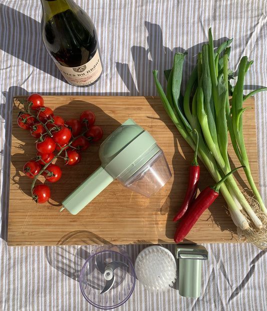 4 in 1 Portable Electric Vegetable Cutter Set